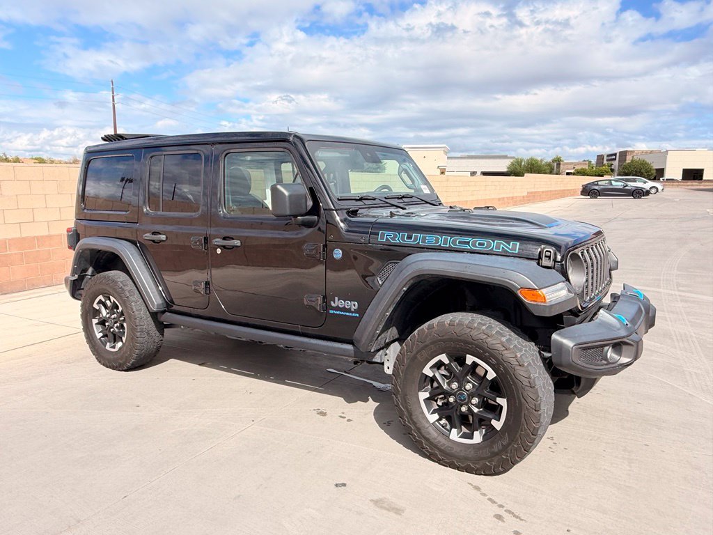 Certified Used 2024 Black Jeep Rubicon 4xe image 5