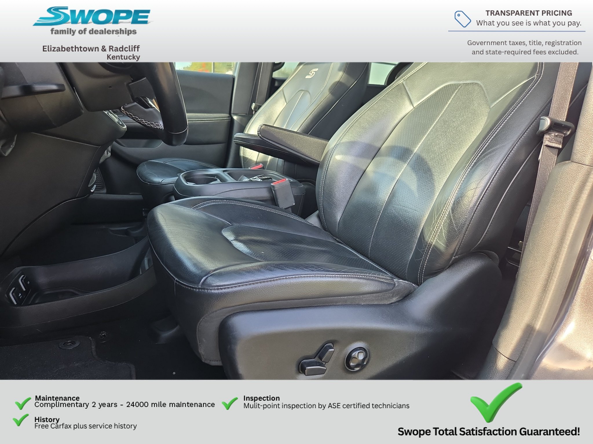 Used 2018 Granite Crystal Metallic Clearcoat Chrysler Touring L image 10