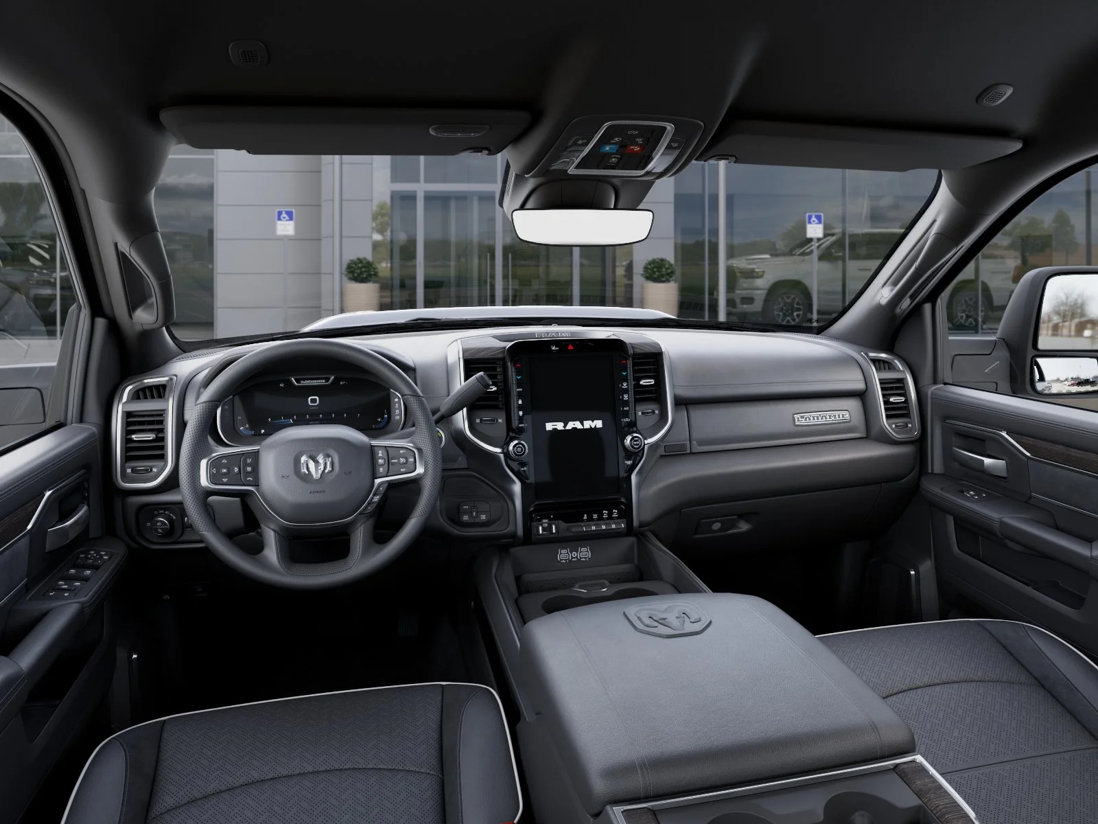 New 2027 Ceramic Gray Clearcoat RAM Laramie image 40