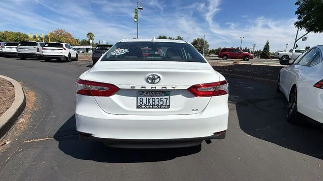 Used 2019 White Toyota LE image 5