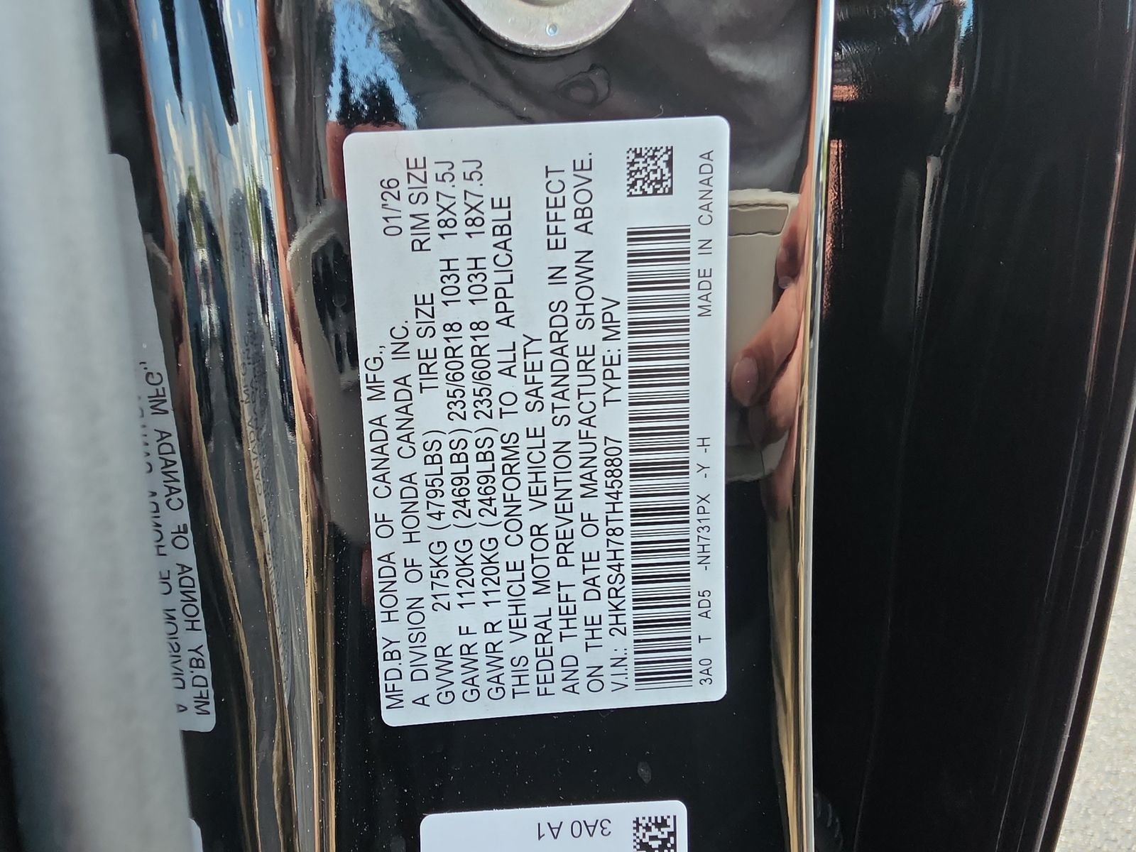 Certified Used 2026 Crystal Black Pearl Honda EX-L image 31