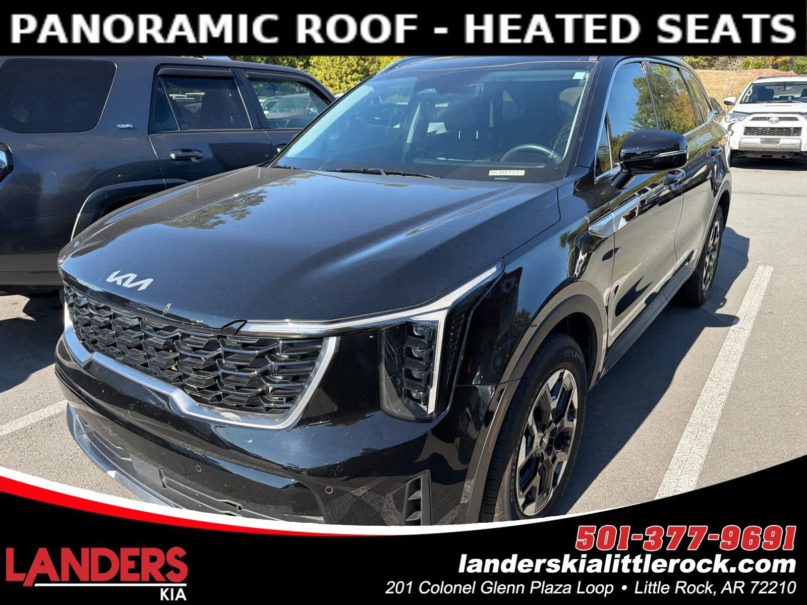 Used 2025 Ebony Black Kia S image 1