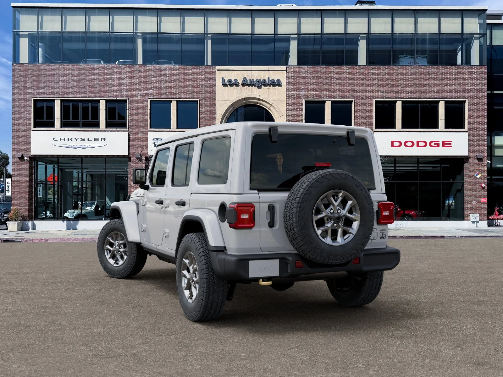 New 2026 Bright White Clear-Coat Exterior Paint Jeep Sport S image 29
