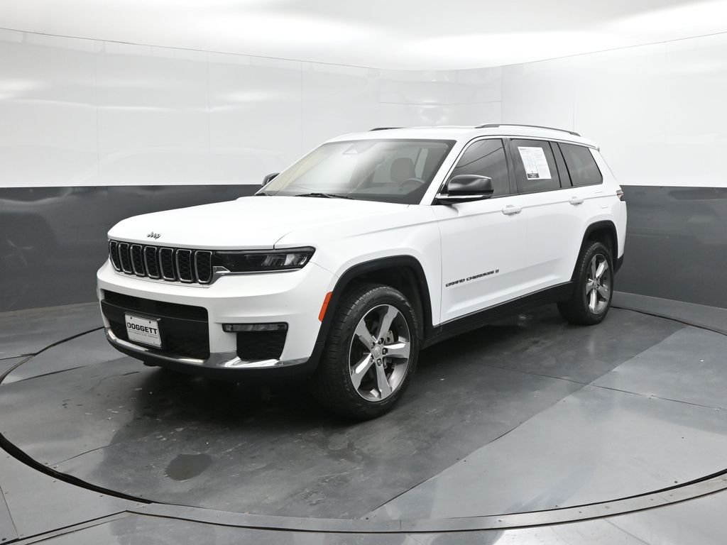 Used 2021 White Jeep Limited image 1