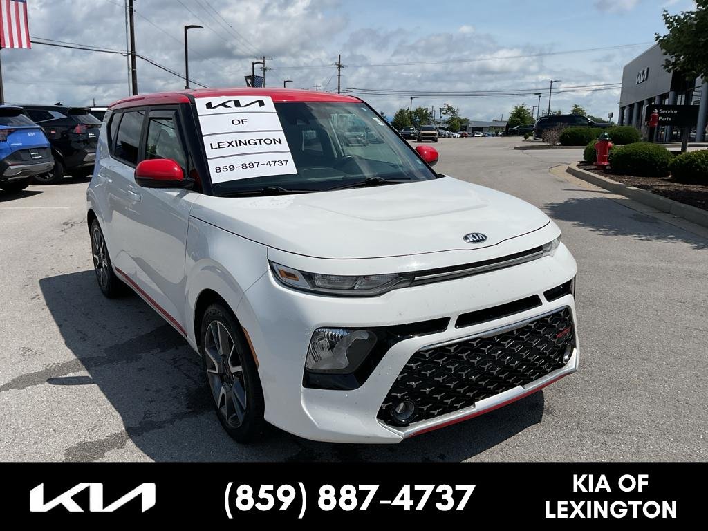 Used 2020 Clear White/Red Roof Kia GT-Line image 1