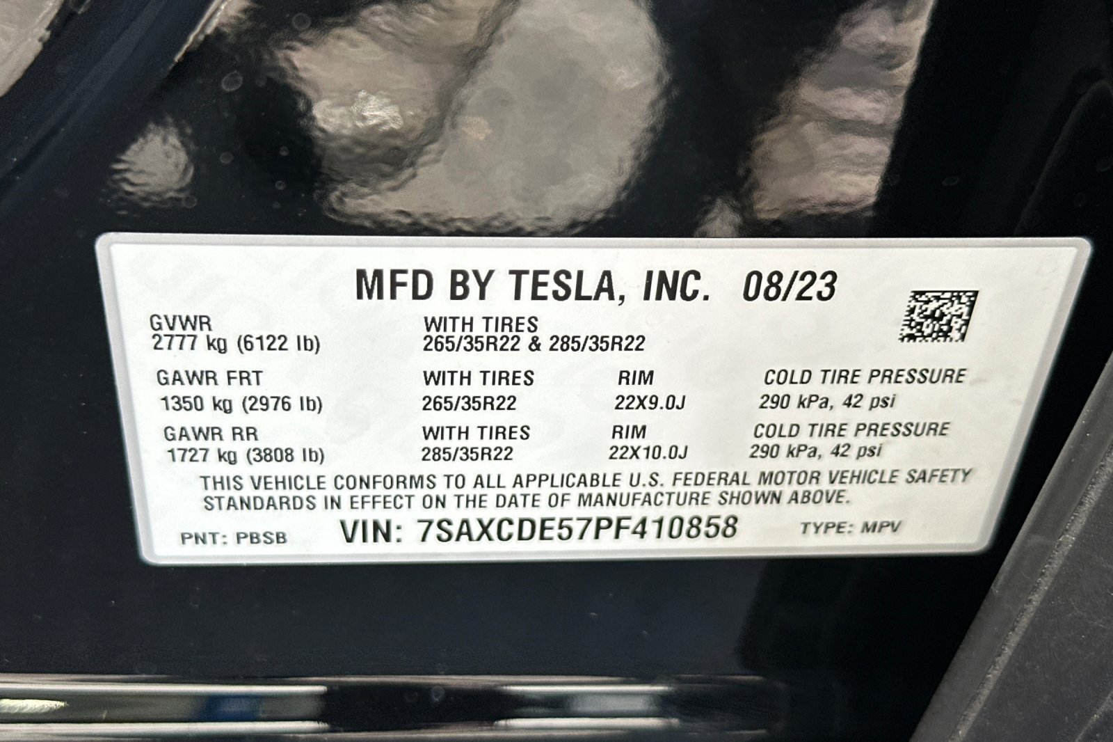 Used 2023 BLACK Tesla  image 27