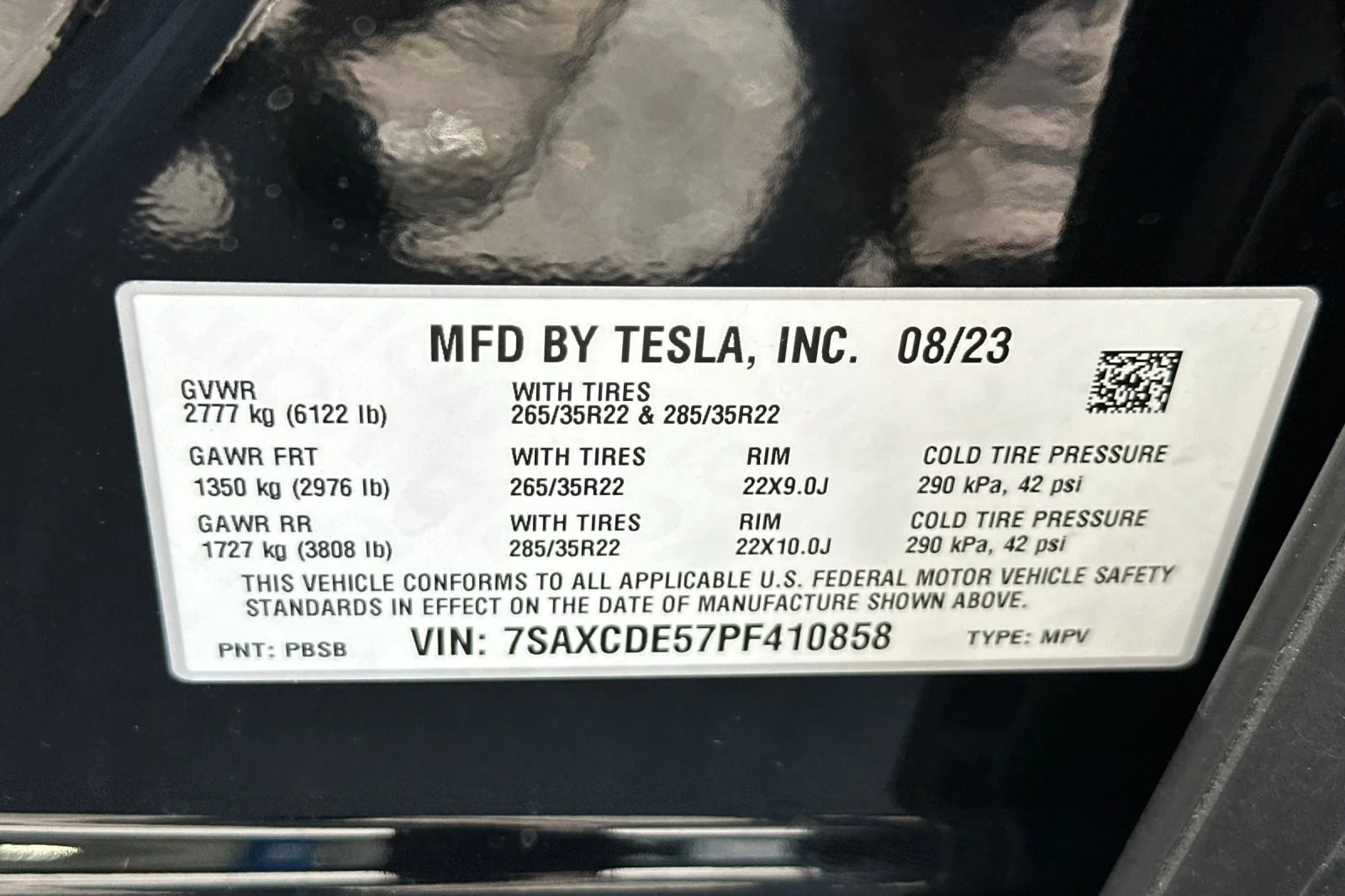 Used 2023 BLACK Tesla  image 27