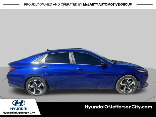 Used 2021 Blue Hyundai Limited image 3