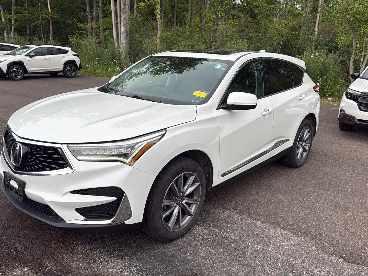 Used 2020 Platinum White Pearl Acura SH-AWD w/Tech image 7