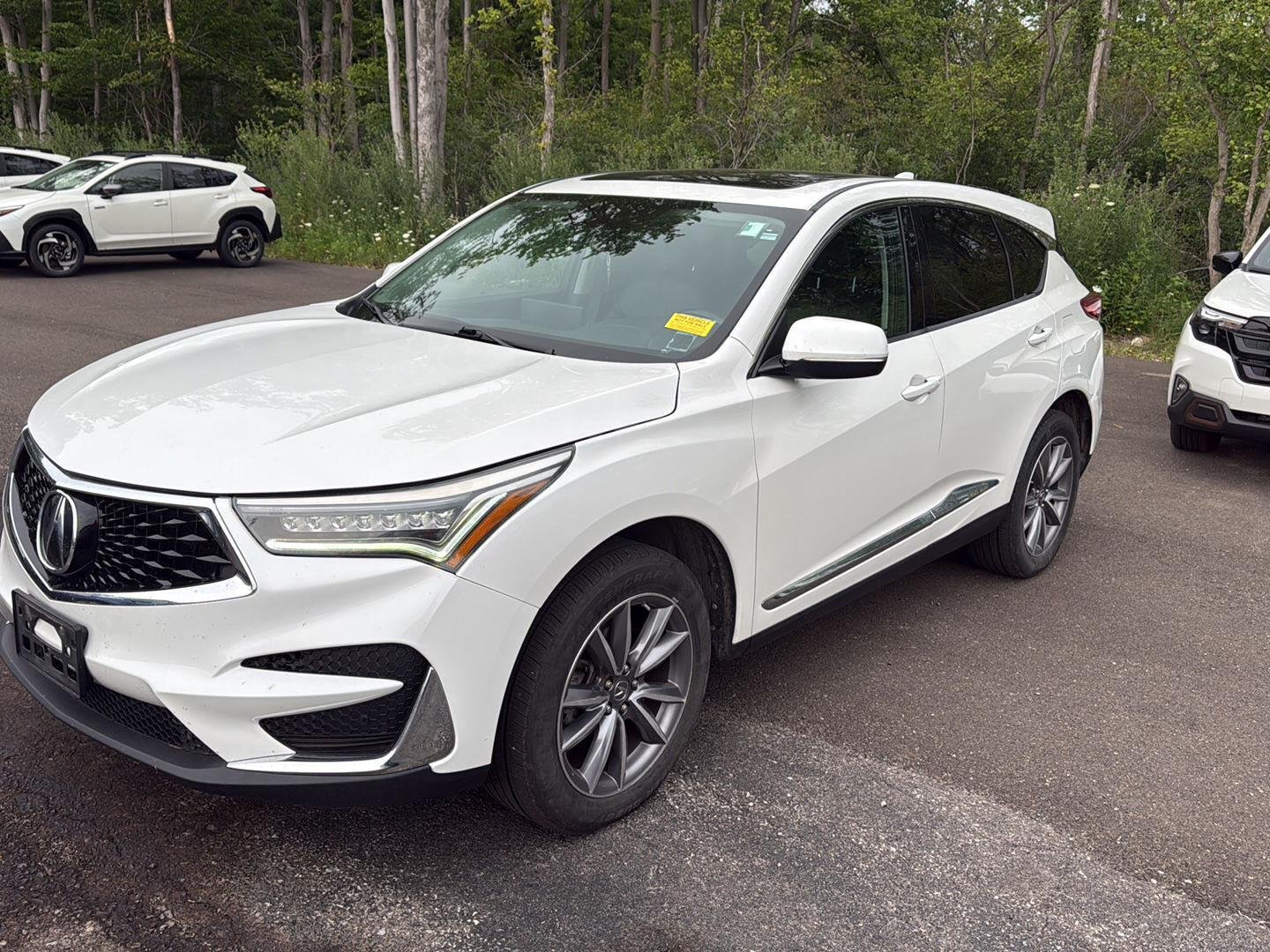 Used 2020 Platinum White Pearl Acura SH-AWD w/Tech image 7