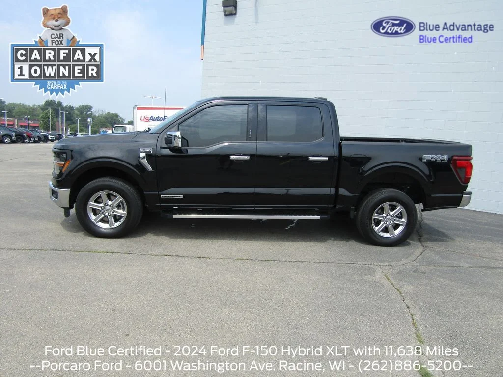 Certified Used 2024 Agate Black Metallic Ford XLT image 2