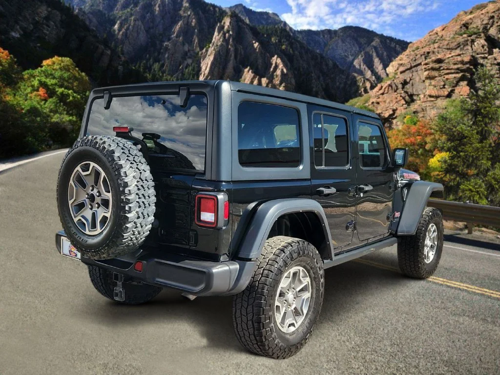 Used 2021 Black Jeep Unlimited Rubicon image 3