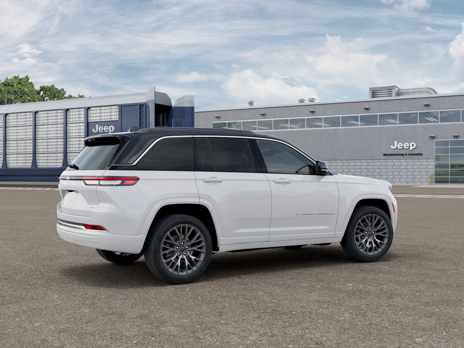 New 2027 Bright White Clear-Coat Paint Jeep Summit image 3