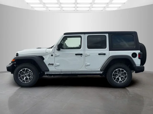 New 2026 Bright White Clear-Coat Exterior Paint Jeep Sport S image 4