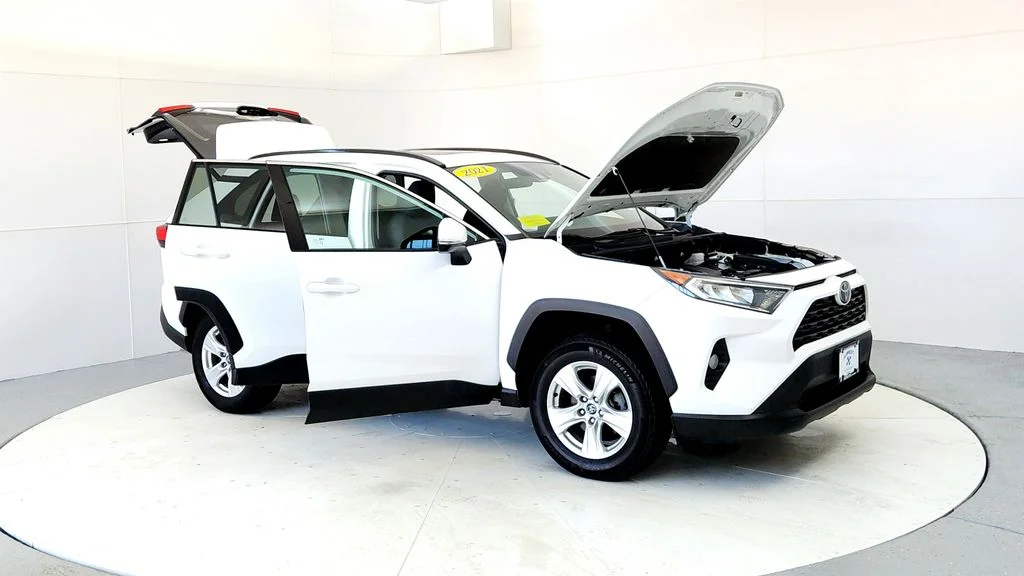 Certified Used 2021 White Toyota XLE image 12