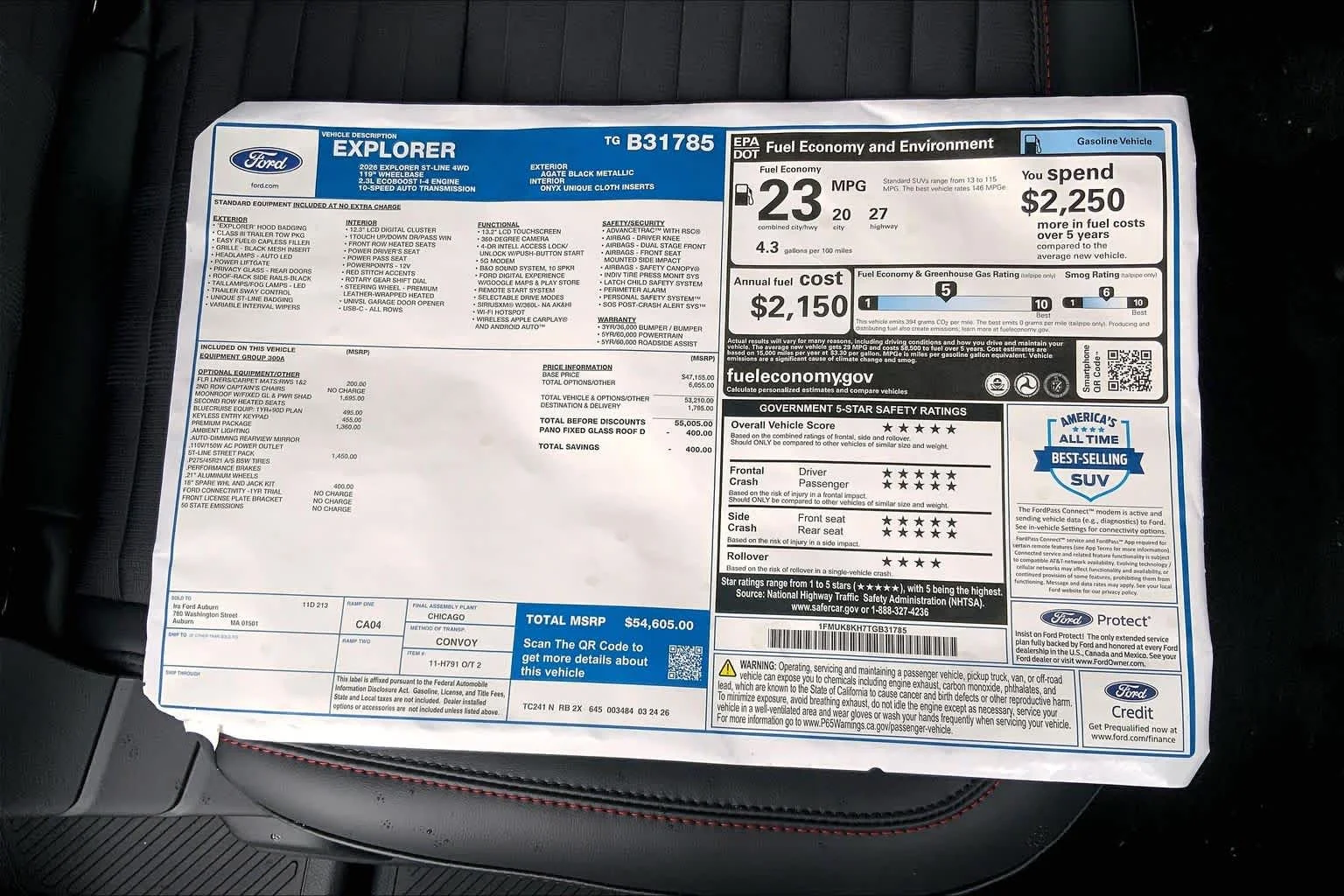 New 2026 Agate Black Metallic Ford ST-Line image 18