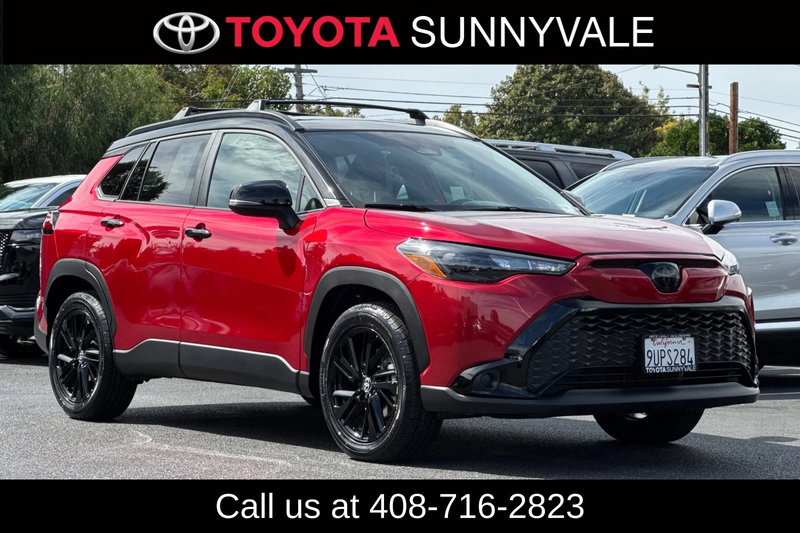 Used 2025 Red Toyota Hybrid Nightshade image 8