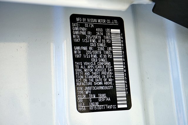 Used 2024 White Nissan SL image 12