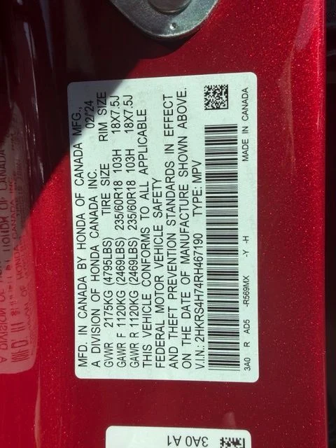 Used 2024 Red Honda EX-L image 32