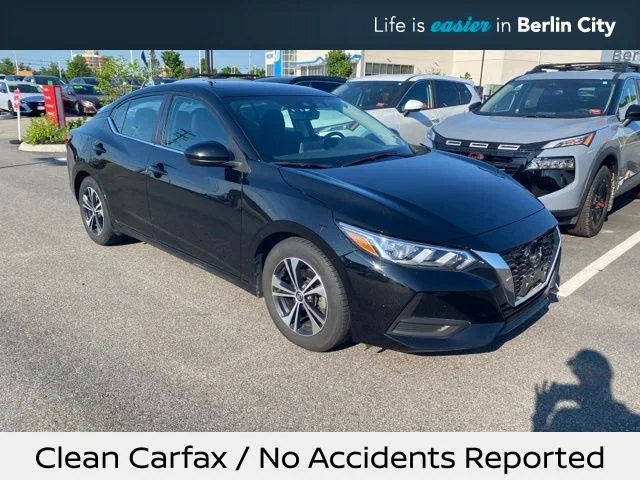 Used 2022 Super Black Nissan SV image 1