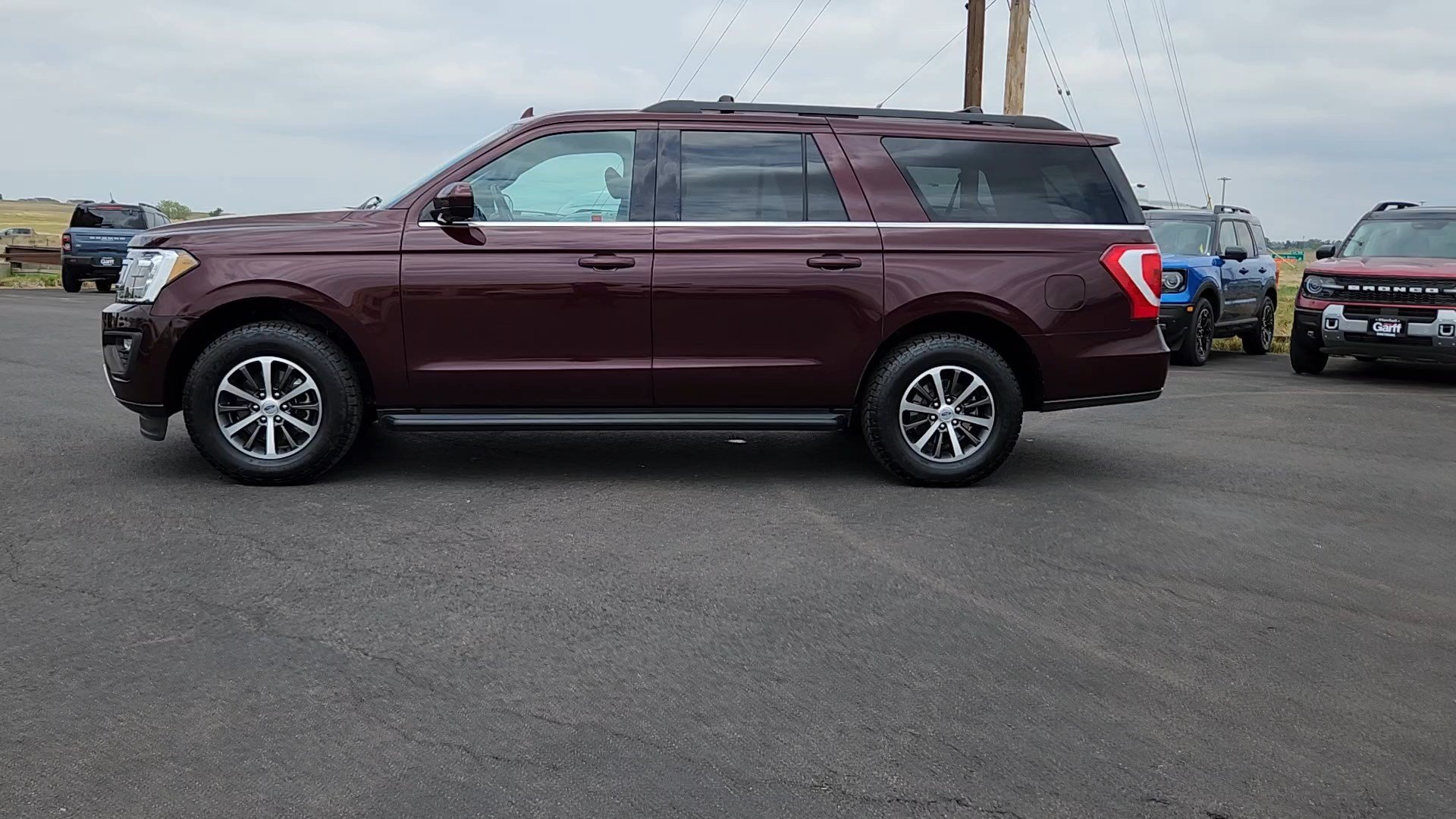 Certified Used 2021 Burgundy Velvet Metallic Tinted Clearcoat Ford XLT image 2