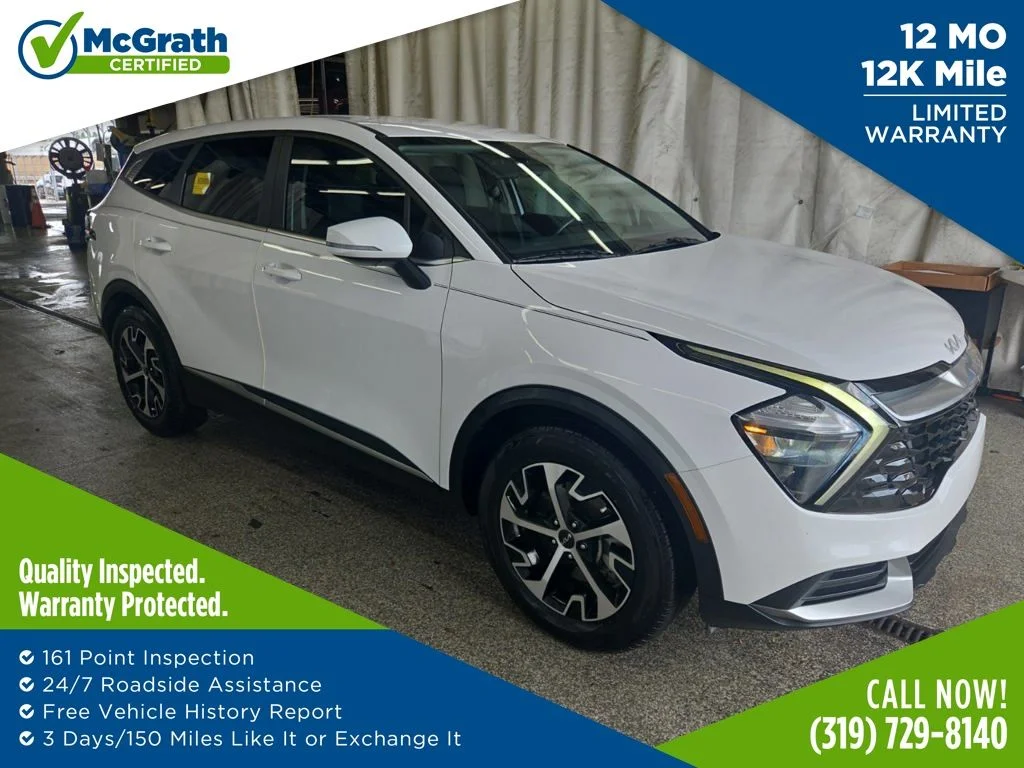 Used 2023 White Kia EX image 1