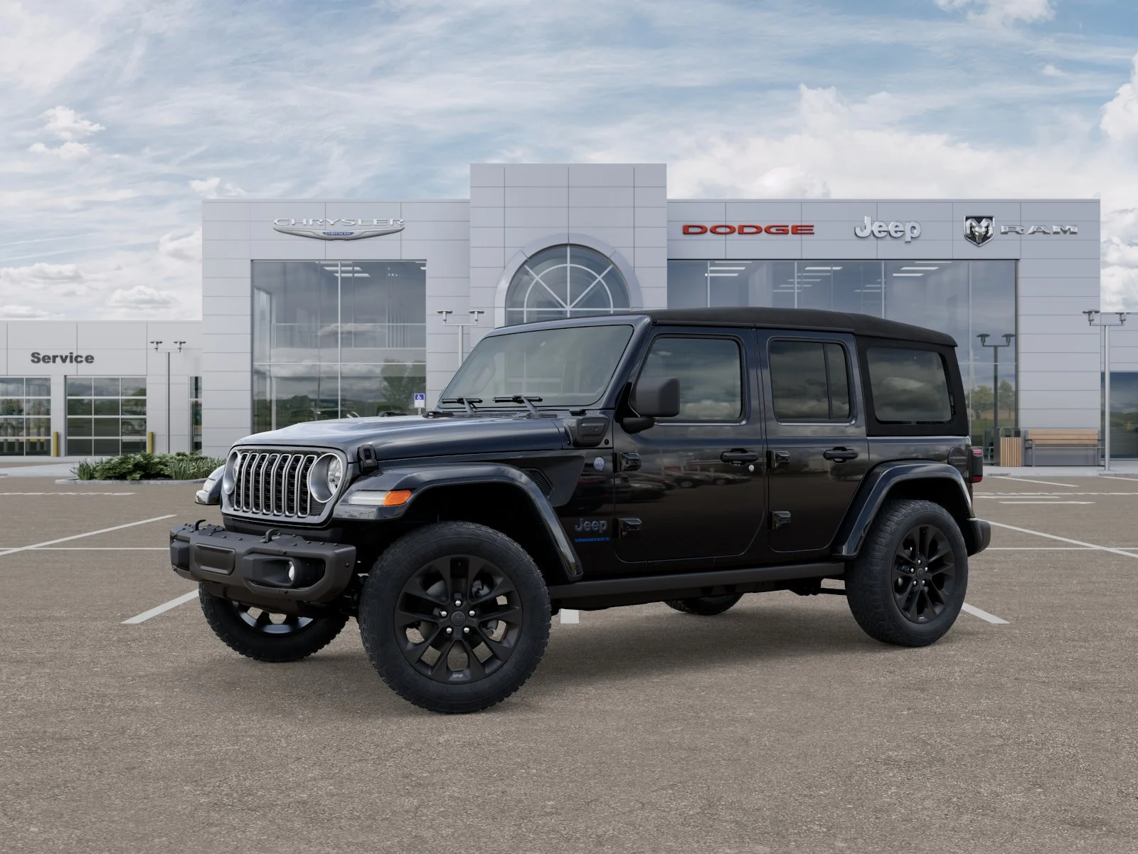 New 2025 Black Clear-Coat Exterior Paint Jeep Backcountry 4xe image 47