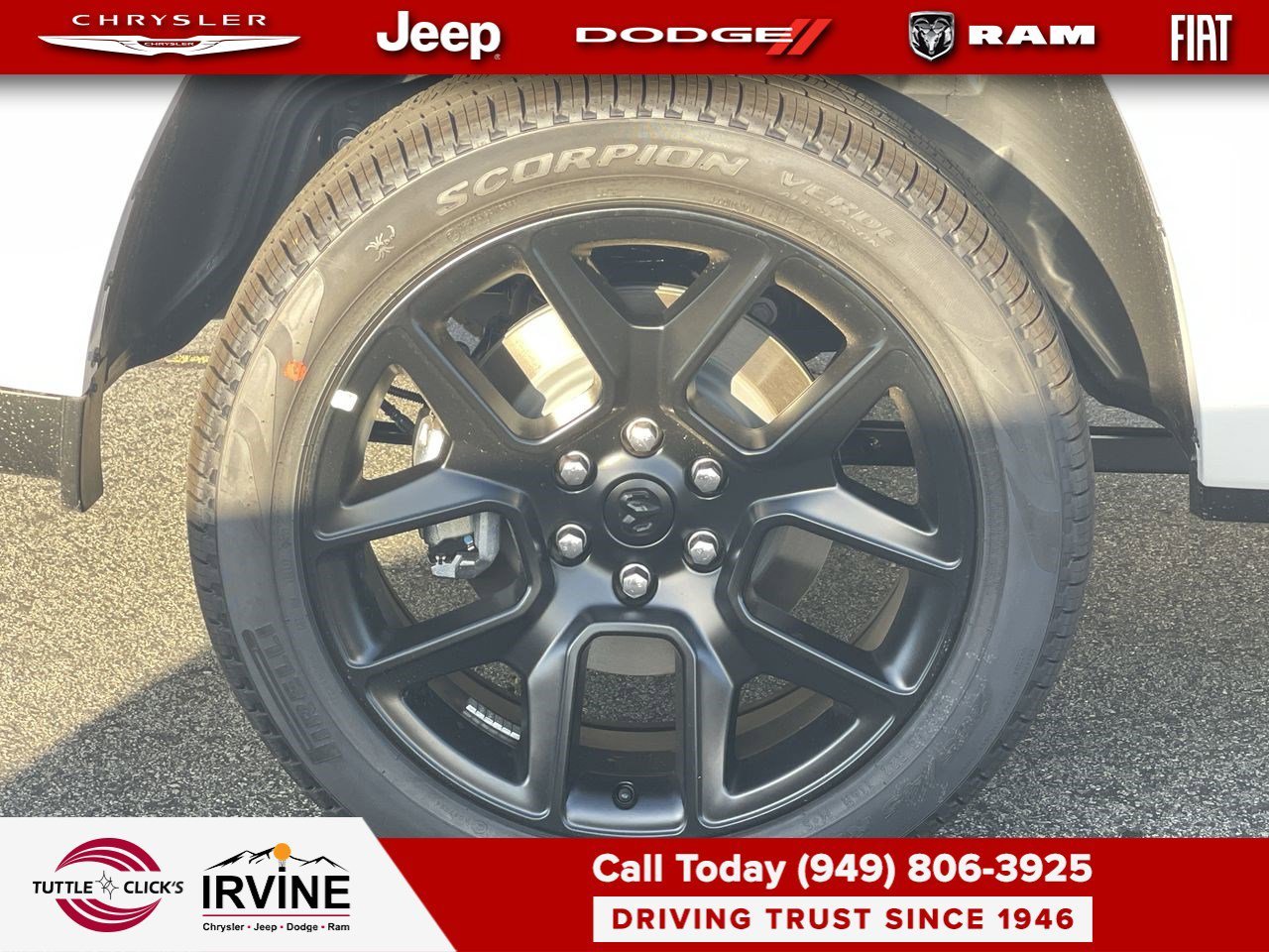 New 2026 Bright White Clear-Coat Exterior Paint RAM Laramie image 11