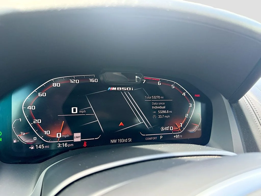 Used 2019 Black BMW M850i xDrive image 12