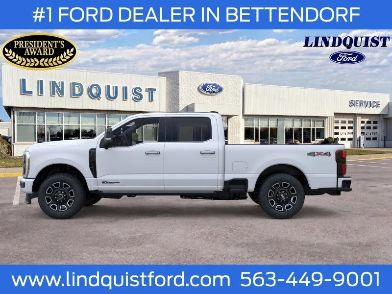 New 2026 Star White Metallic Tri-Coat Ford F-250® Platinum® image 3