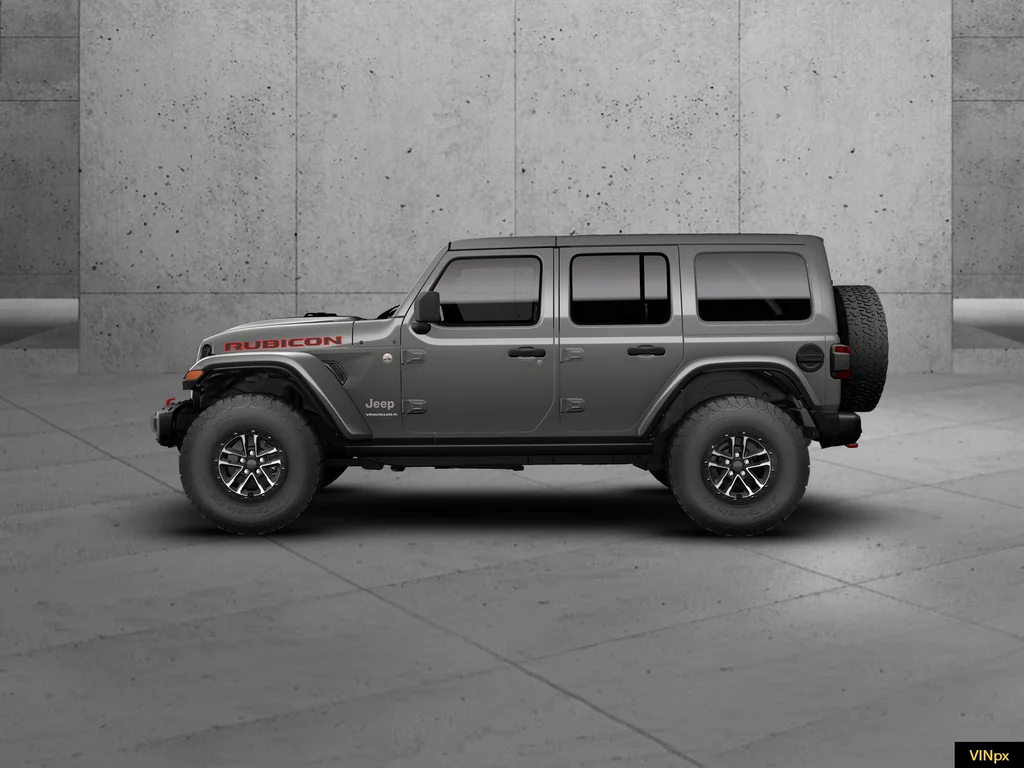 New 2026 Granite Crystal Metallic Clear-Coat Exterior Paint Jeep Rubicon X image 1
