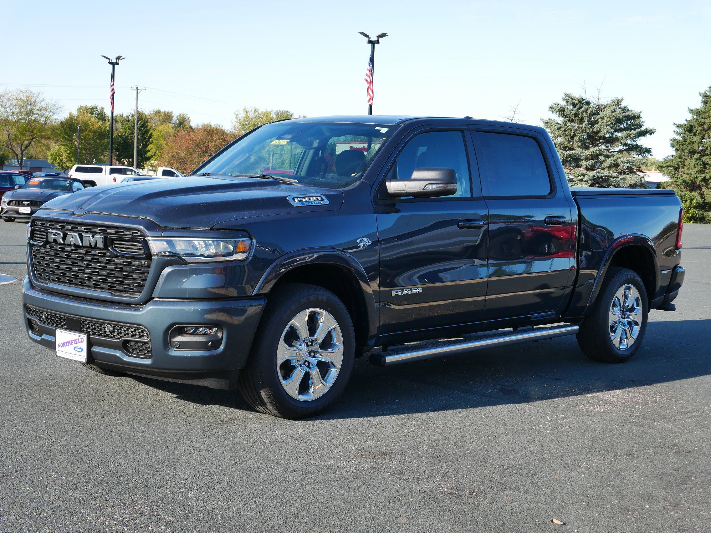 New 2026 Forged Blue Metallic Exterior Paint RAM Big Horn image 4