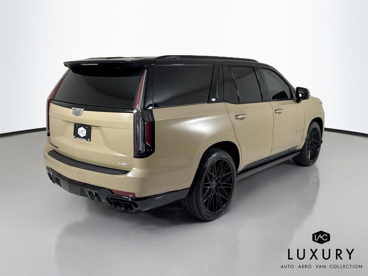Used 2023 Black Raven Cadillac AWD V-Series | Vossen Wheels | Two Tone Wrap image 6