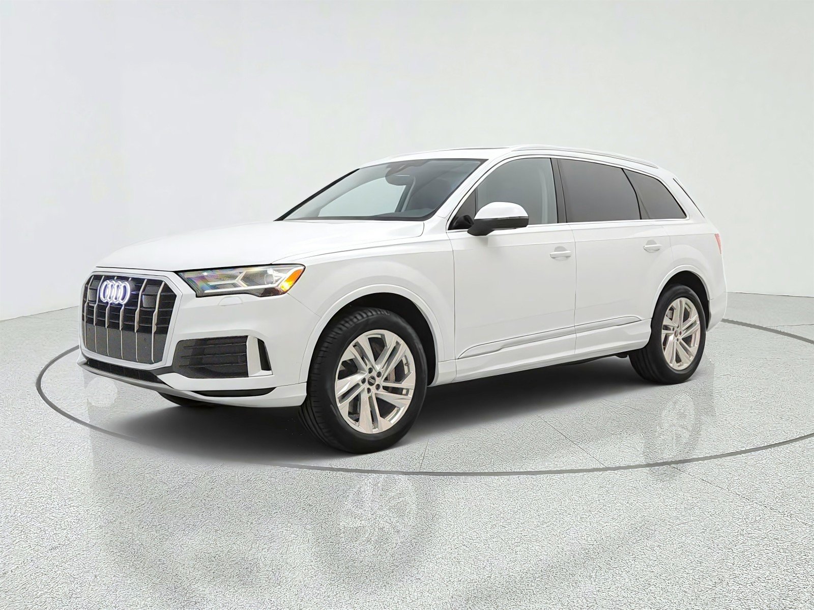 Used 2023 Glacier White Metallic Audi Premium image 1
