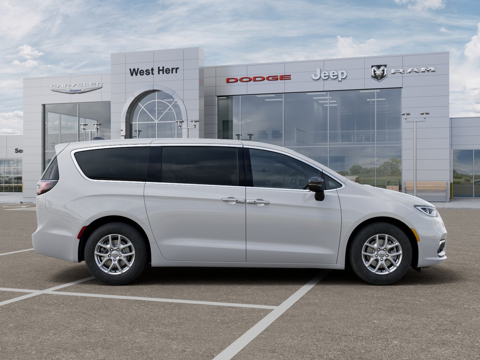 New 2026 Bright White Clear-Coat Exterior Paint Chrysler PACIFICA SELECT image 121
