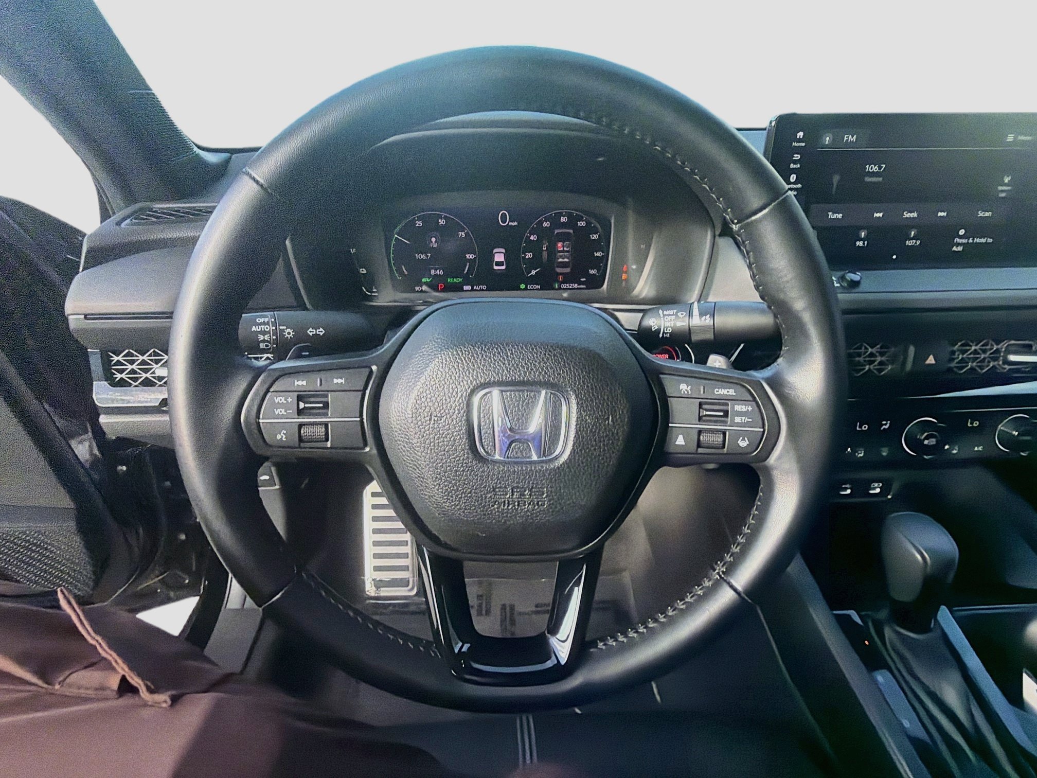 Certified Used 2024 Crystal Black Pearl Honda HYBRID SPORT image 10