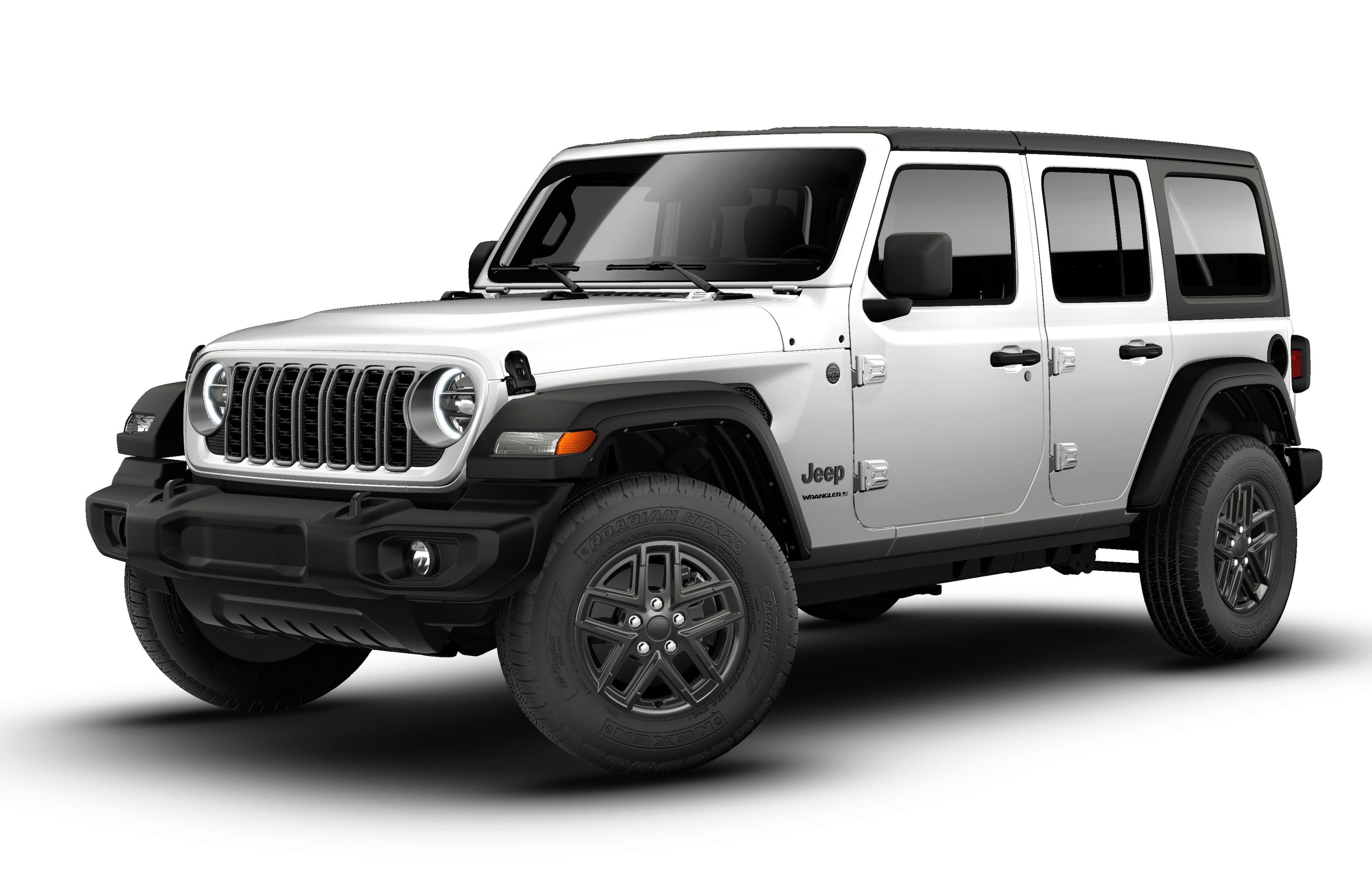 New 2026 Bright White Clear-Coat Exterior Paint Jeep Sport S image 27