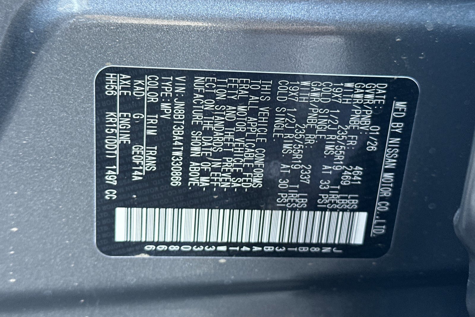 New 2026 Gun Metallic Nissan Dark Armor image 27