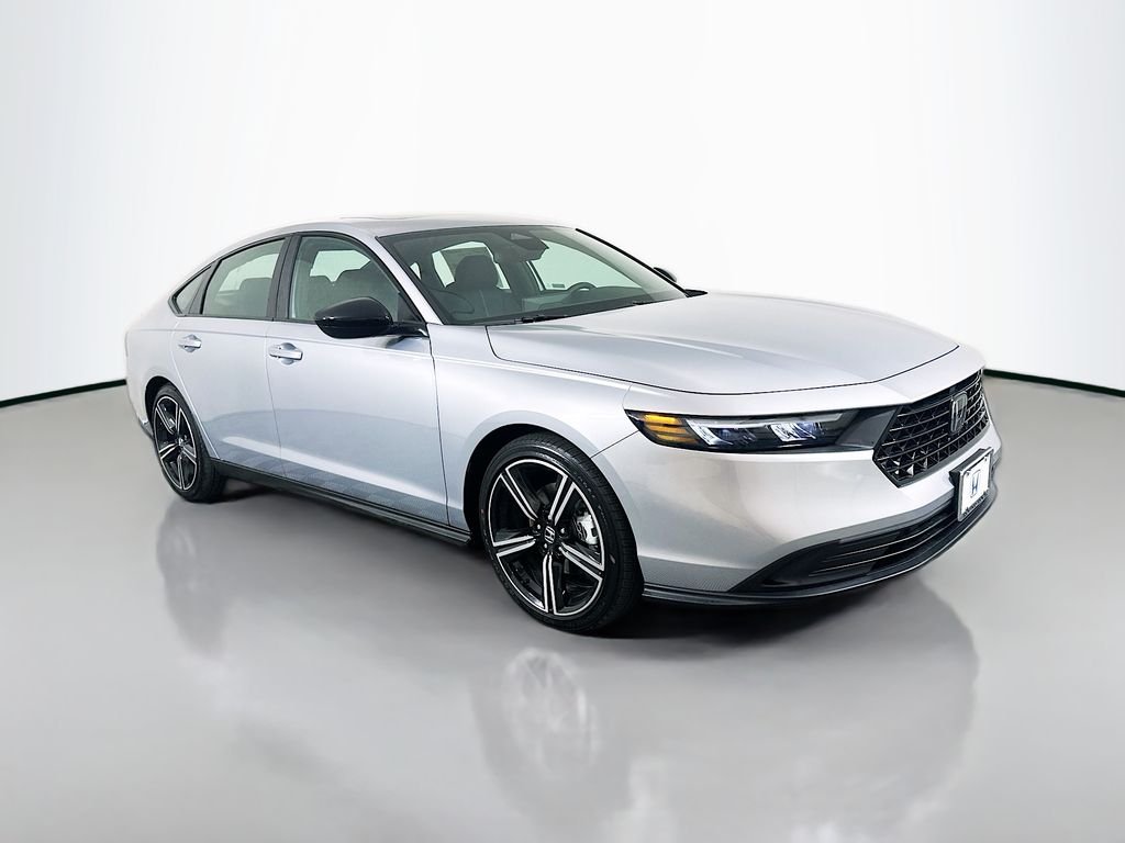 New 2026 Solar Silver Metallic Honda Sport Hybrid image 3