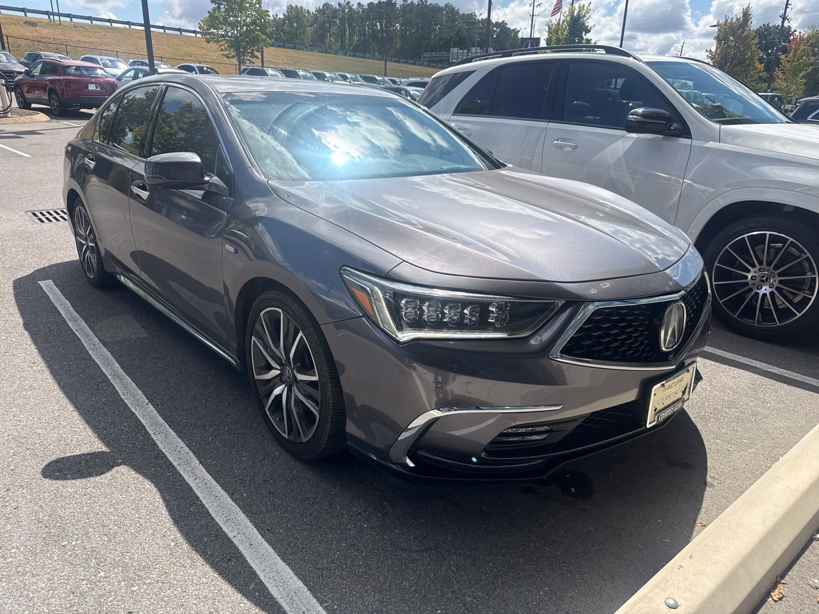 Used 2018 Modern Steel Metallic Acura Base image 1