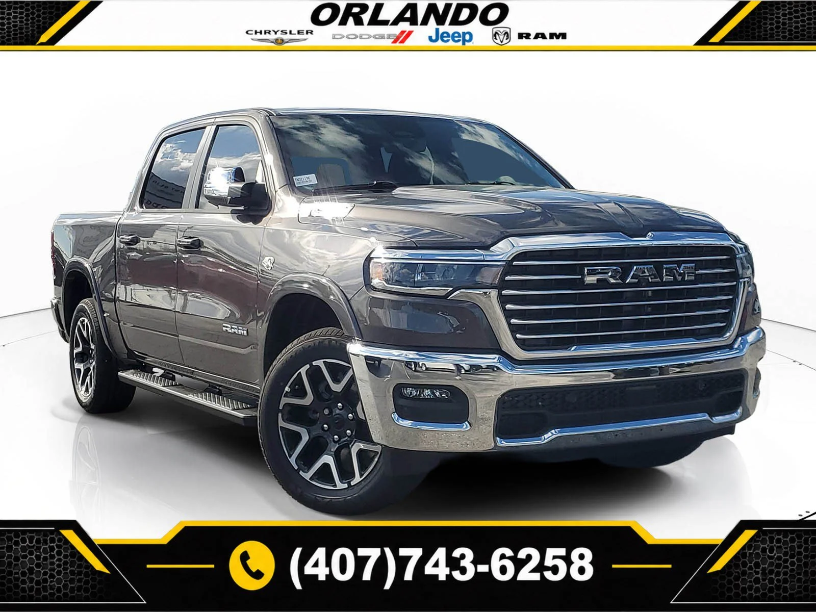 New 2026 Granite Crystal Metallic Clearcoat Ram Laramie image 1