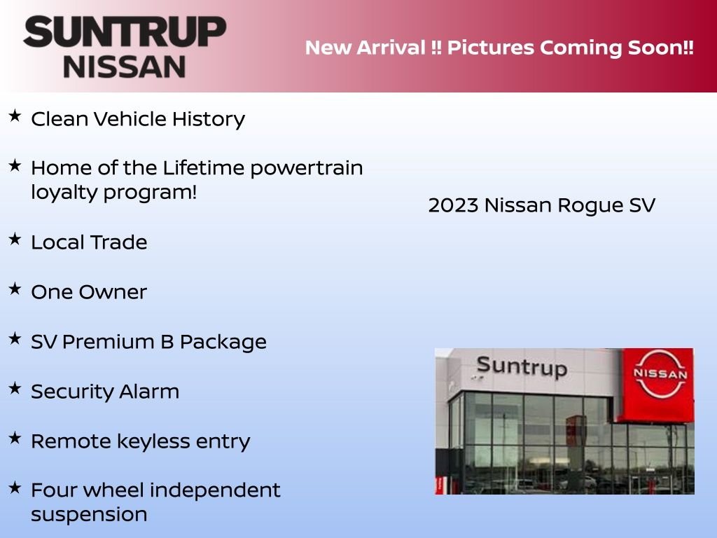 Certified Used 2023 Black Nissan SV image 3