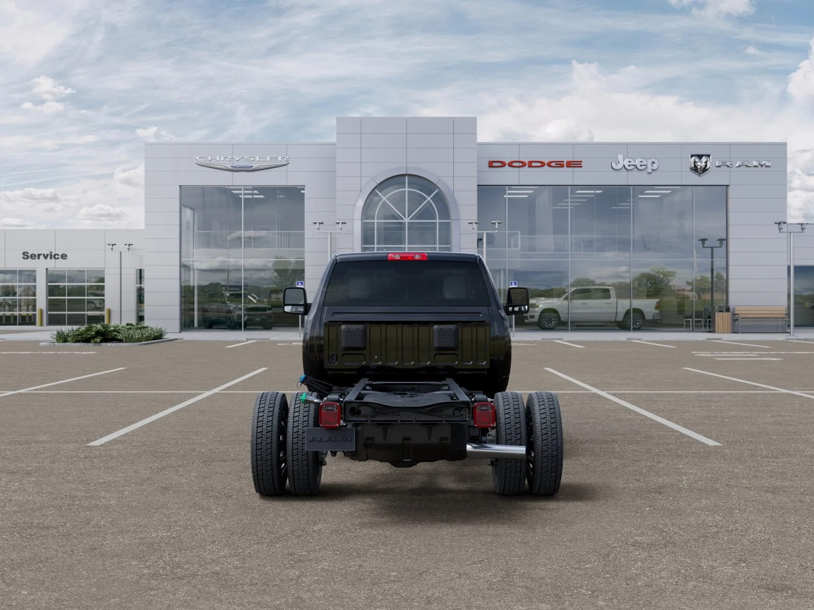 New 2026 Diamond Black Crystal Pearlcoat RAM Tradesman image 33