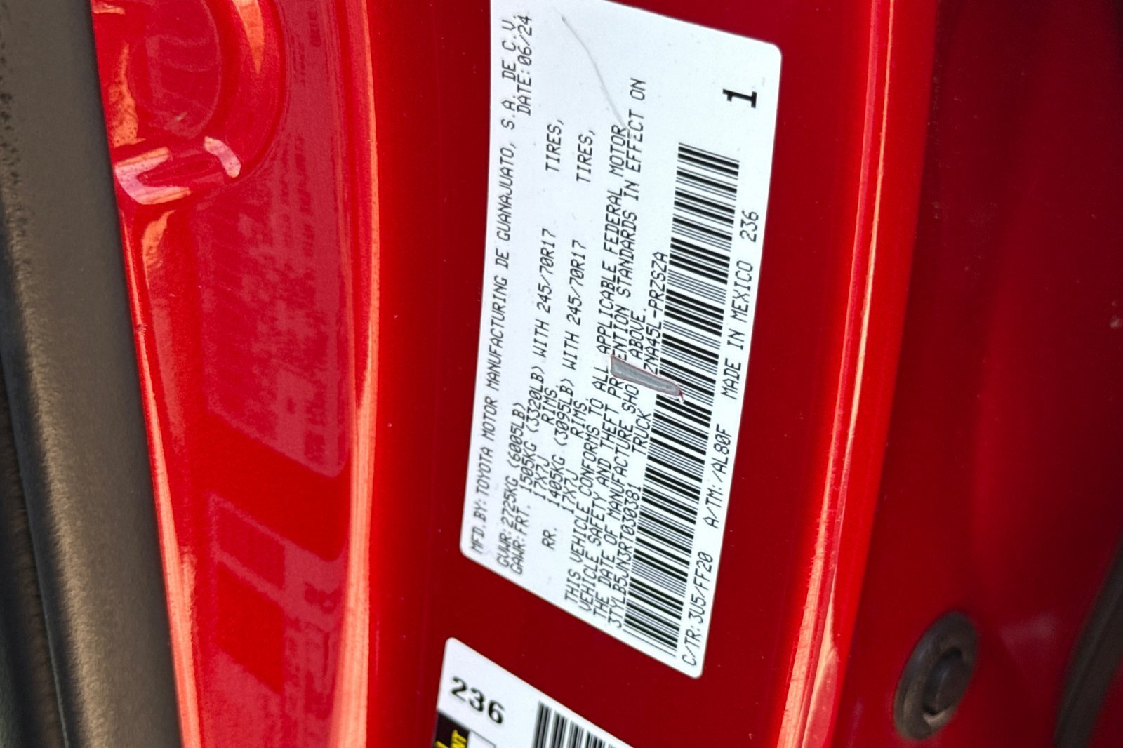 Used 2024 Red Toyota SR5 image 26