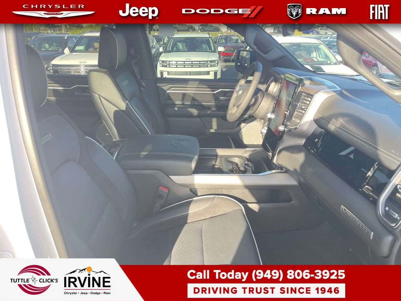 Used 2026 Bright White Clearcoat Ram Laramie image 25