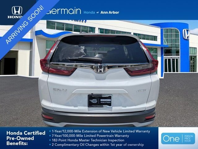Certified Used 2022 Platinum White Pearl Honda EX image 6