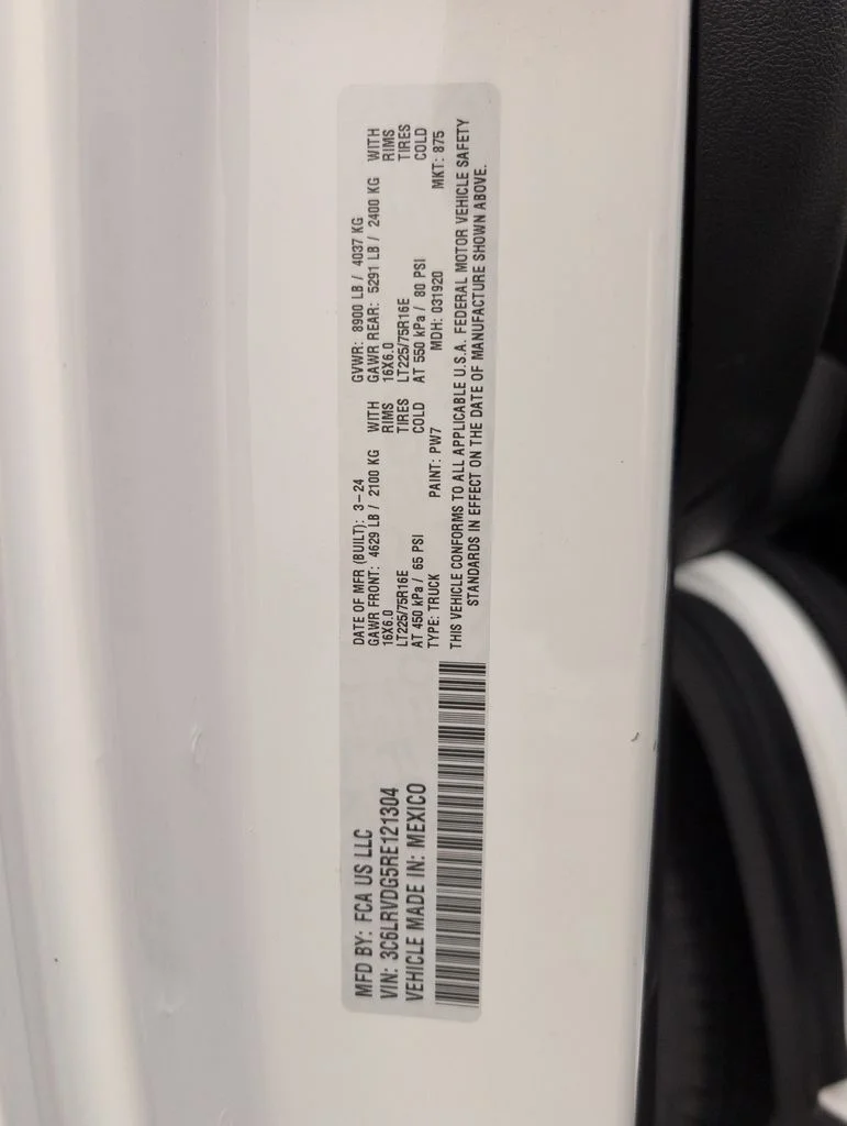 Certified Used 2024 White Ram High Roof image 40