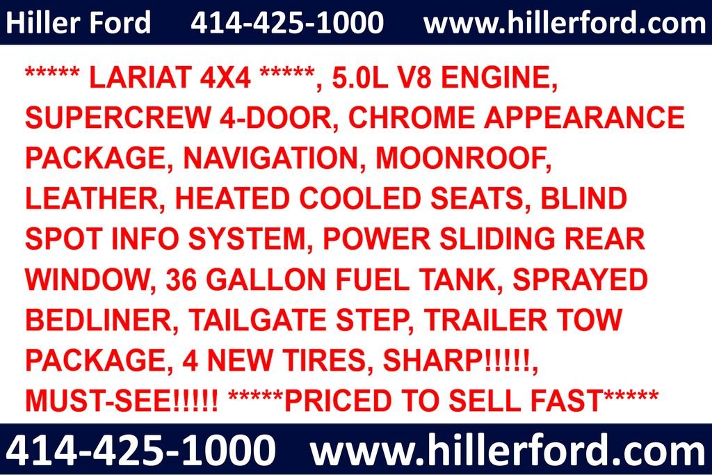 Used 2016 Black Ford Lariat image 2