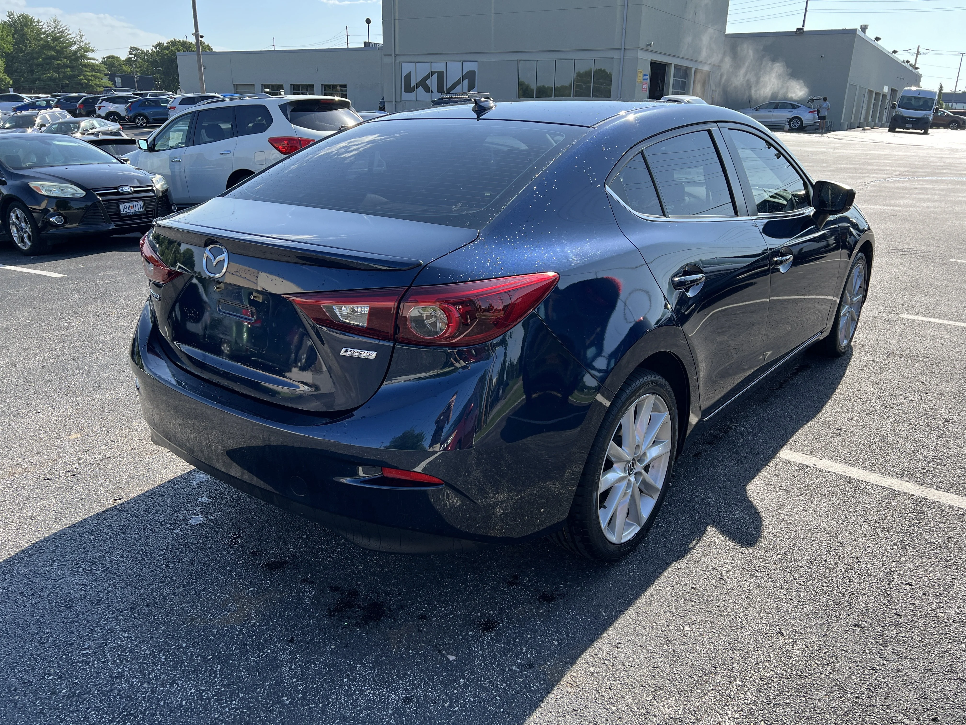 Used 2017 Deep Crystal Blue Mica Mazda Grand Touring image 7