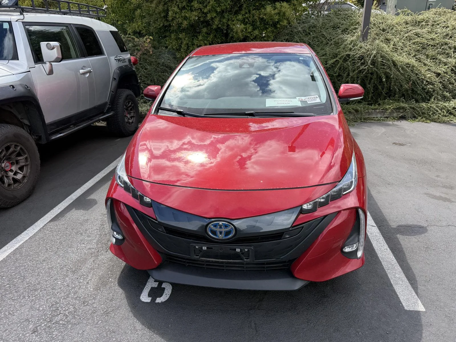 Used 2021 Supersonic Red Toyota Limited image 3
